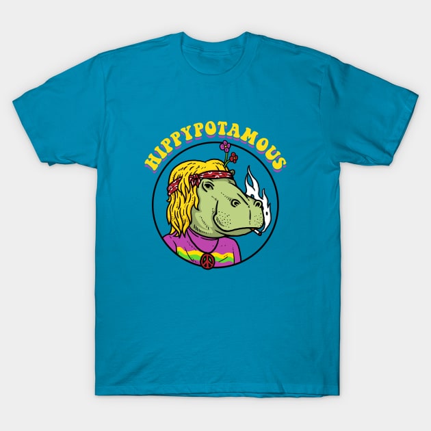 Hippy Potamous T-Shirt by dumbshirts